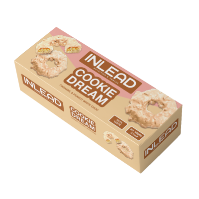 Inlead Cookie Dream Caramel & Peanut 125 g-White Choc