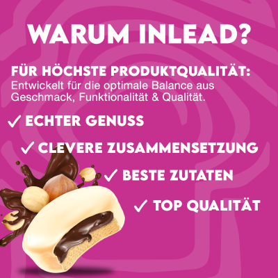 Inlead Cookie Dream 128 g Hazelnut White Choc