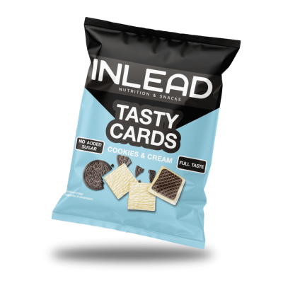Inlead Tasty Cards 52g Cookies & Cream