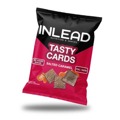 Inlead Tasty Cards 52g Salted Caramel