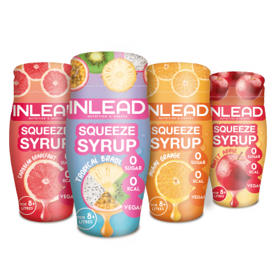 Inlead Squeeze Syrup 65ml 4er Bundle(260 ml)