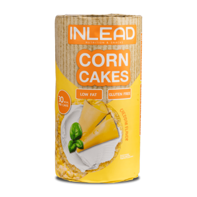 Inlead Corn Cakes 120g Cheddar Flavor