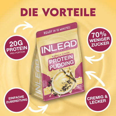 Inlead Protein Pudding 500 g Vanilla