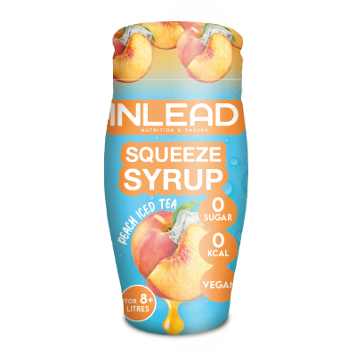 Inlead Squeeze Syrup 65ml Peach Iced Tea
