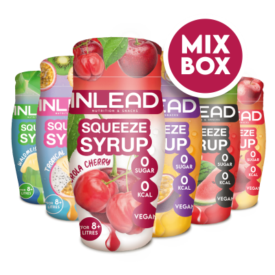 Inlead Squeeze Syrup Mix-Box, 65ml - [Karton]