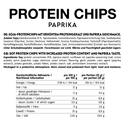Inlead Protein Chips 50 g Paprika