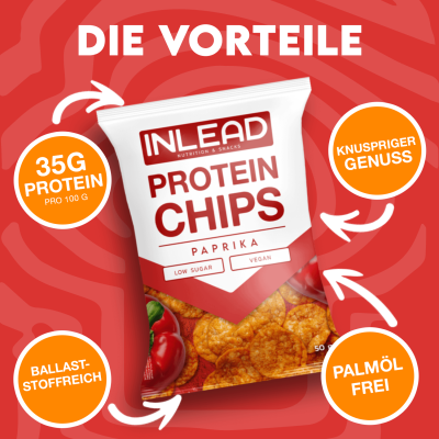 Inlead Protein Chips 50 g Paprika